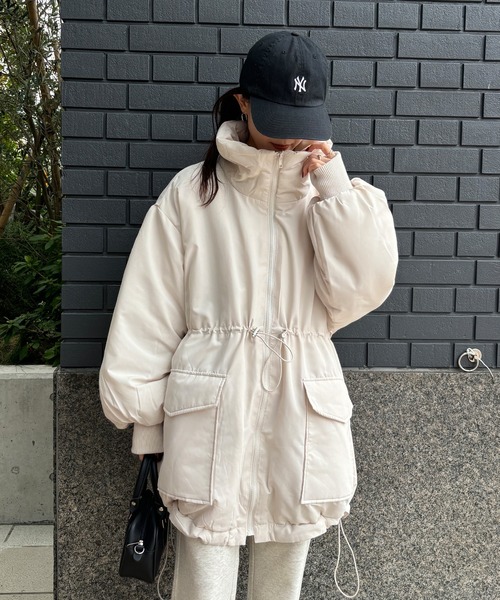 ISOOK（アイスー）の「【ISOOK / アイスー】ドローコード中綿コート