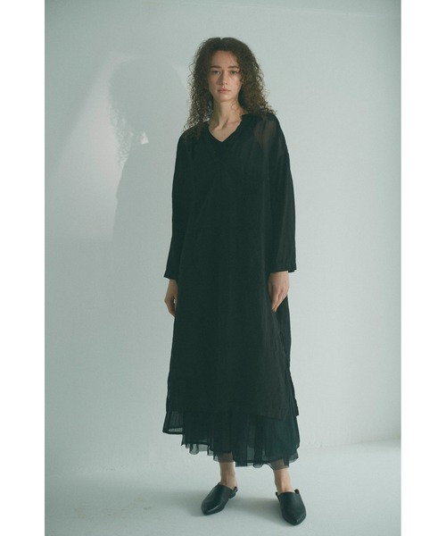 Heriter（エリテ）の「テーブルクロスカフタンドレス（ワンピース