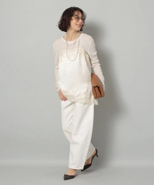 サテンレースキャミ（シャツ/ブラウス）｜Arpege story（アルページュ