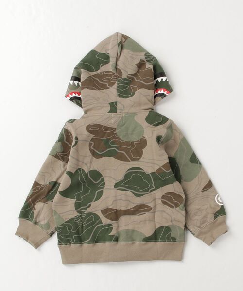 A BATHING APE（アベイシングエイプ）の「LAYERED LINE CAMO SHARK ZIP