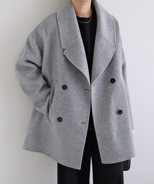 evernavy（エバーネイビー）の「【新色追加】ウールリバーPコート