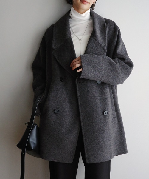 evernavy（エバーネイビー）の「【新色追加】ウールリバーPコート