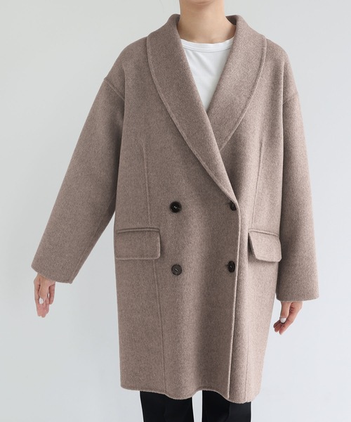 セール】ウールリバーダブルコート（その他アウター）｜evernavy