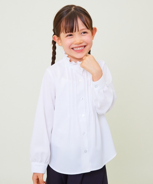KIDS】スタンドフリル襟ブラウス（シャツ/ブラウス）｜CHOPIN