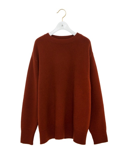 Drawer（ドゥロワー）の「Drawer 7Gカシミヤクルーネックプルオーバー
