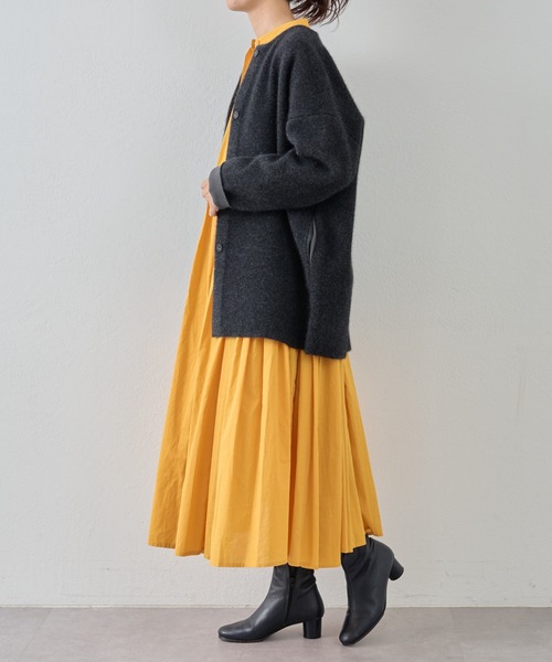 BEARDSLEY（ビアズリー）の「ニットコート（ノーカラーコート）」 - WEAR