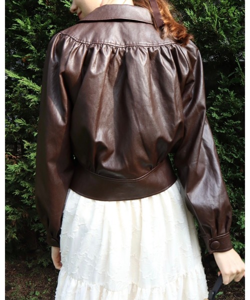epine（エピヌ）の「leather lady jacket（ライダースジャケット