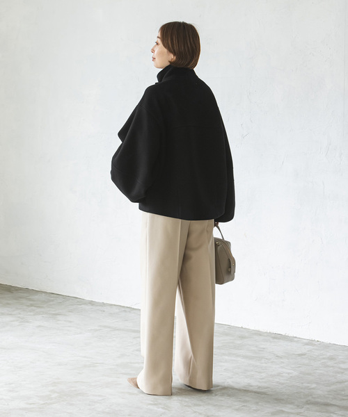 Noble（ノーブル）の「《追加》メルトンパフスリーブショートコート