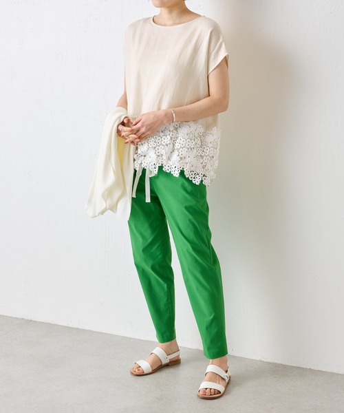 BEARDSLEY（ビアズリー）の「裾レースブラウス（シャツ/ブラウス