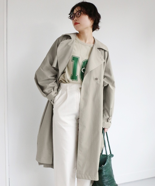 IENA（イエナ）の「Pe/ポプリンオーバートレンチコート◇（トレンチ