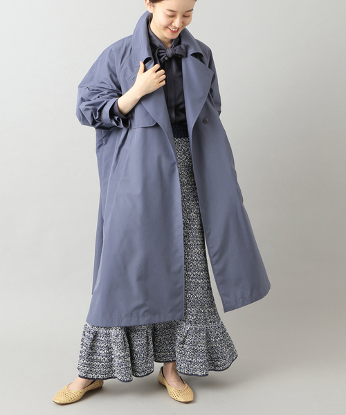IENA（イエナ）の「Pe/ポプリンオーバートレンチコート◇（トレンチ