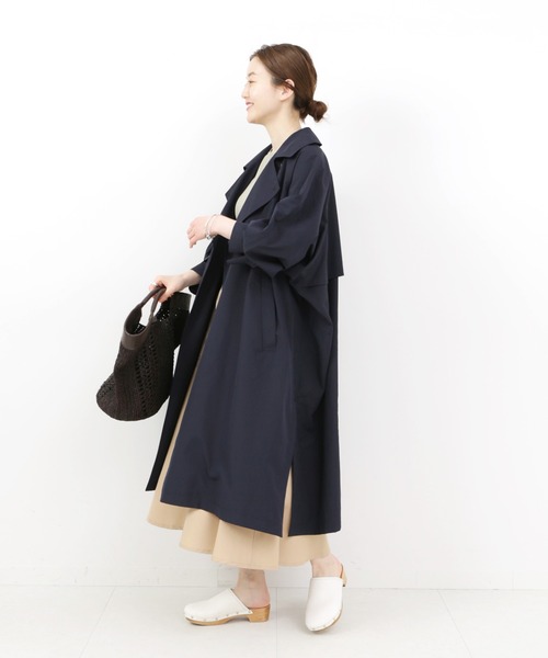 IENA（イエナ）の「Pe/ポプリンオーバートレンチコート◇（トレンチ