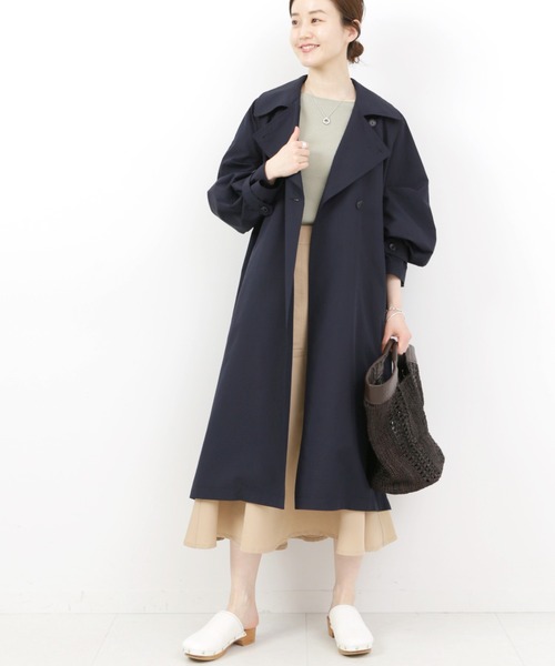 IENA（イエナ）の「Pe/ポプリンオーバートレンチコート◇（トレンチ