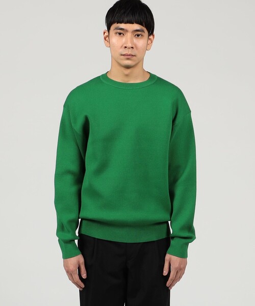 caban（キャバン）の「□CABaN コットンカシミヤ クルーネックプル