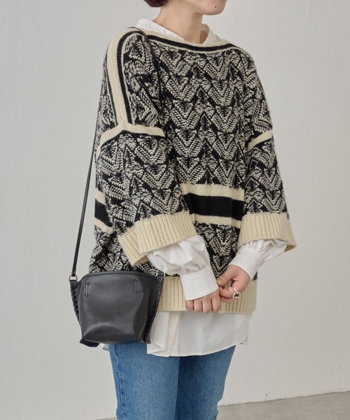 BEARDSLEY（ビアズリー）の「【再販売シリーズ】ジャガードニット