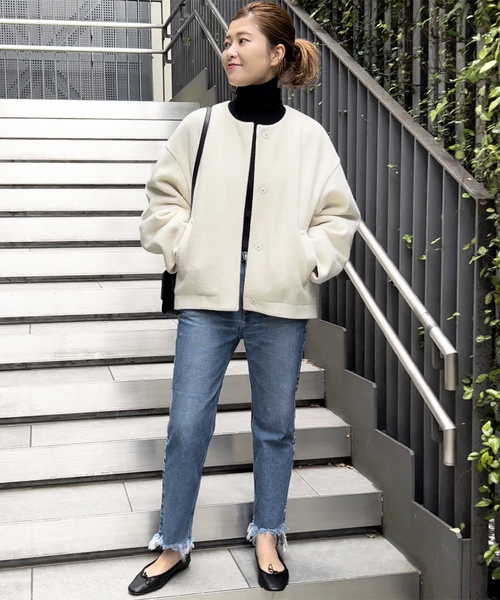 Spick & Span（スピックアンドスパン）の「パイルジャージーブルゾン