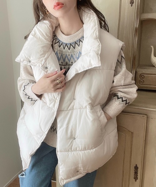 セール】【累計販売枚数1万枚突破！】オーバーサイズスタンドカラー