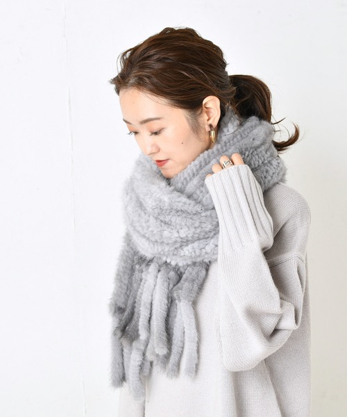 DouDou（ドゥドゥ）の「ミンクストール（ストール/ショール）」 - WEAR