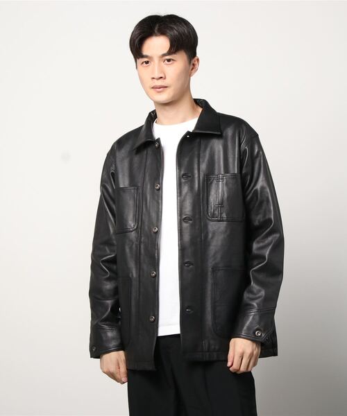 schott（ショット）の「Schott(ショット) LAMB LEATHER COVERALL