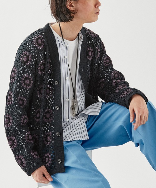 セール】クロシェニット カーディガン（カーディガン/ボレロ