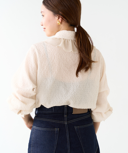 IENA（イエナ）の「ボリュームカラーブラウス（シャツ/ブラウス）」 - WEAR