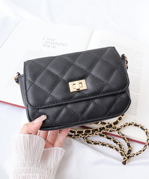キルティング チェーンミニショルダーバッグ（ショルダーバッグ