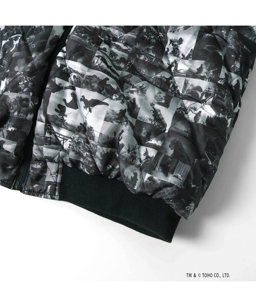 BREEZE（ブリーズ）の「【ゴジラ】 蓄光刺繍リバーシブルスカジャン