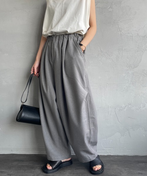 mizuiro ind/ミズイロインド] ワイドカーゴパンツ（カーゴパンツ