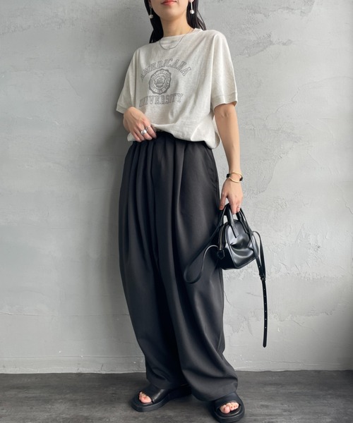 mizuiro ind/ミズイロインド] ワイドカーゴパンツ（カーゴパンツ