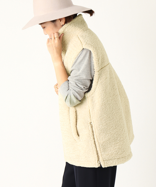 plage（プラージュ）の「reversible boa ベスト NEW（ベスト）」 - WEAR