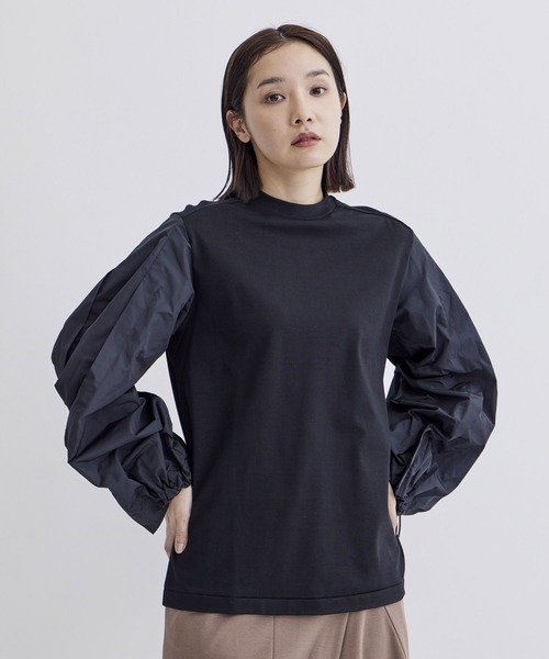 TOGA PULLA/トーガプルラ】Cotton taffeta L/S/コットンタフタロング