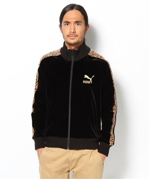 BEAMS（ビームス）の「PUMA×BEAMS / 別注 豹ラインベロアジャージ