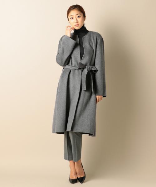 JOSEPH（ジョセフ）の「ダブルフェイスカシミヤコート OSLO ノーカラー