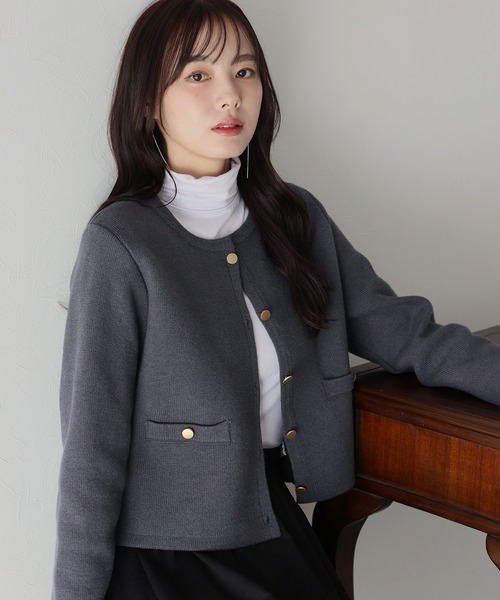 セール】《お気に入り2.7万人突破！／新色追加／9色展開》金ボタンノー