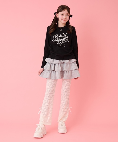 ふりふりティアードスカート＆レースパンツセット（スカート）｜mezzo