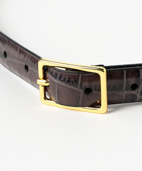 Anderson's / クロコスタンプ レザーベルト（ベルト）｜BEAMS F