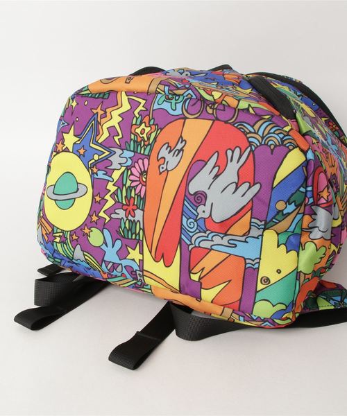 go slow caravan（ゴースローキャラバン）の「総柄システムリュック