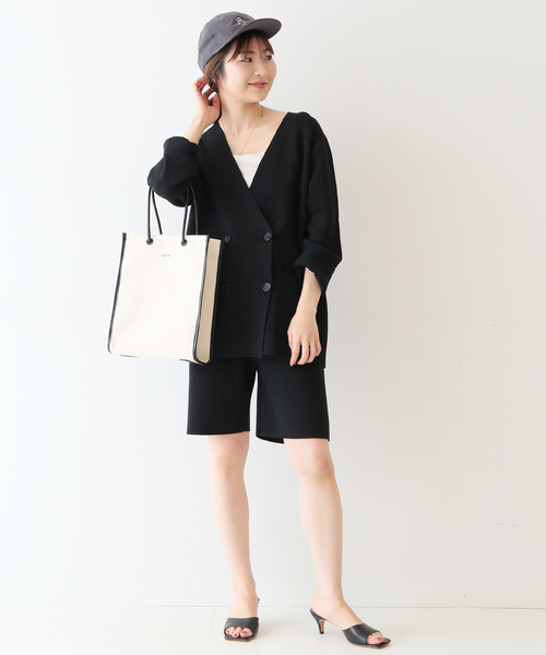 セール】ミラノリブノーカラージャケット◇（ノーカラージャケット