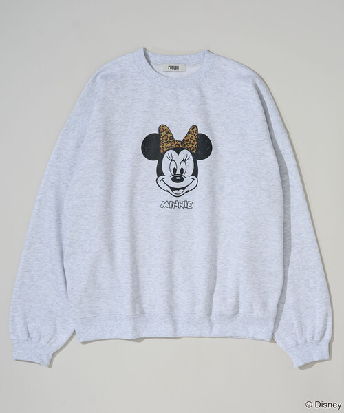 セール】PUBLUX/パブリュクス 別注 MINNIE MOUSE GRAPHIC SWEAT/ミニー