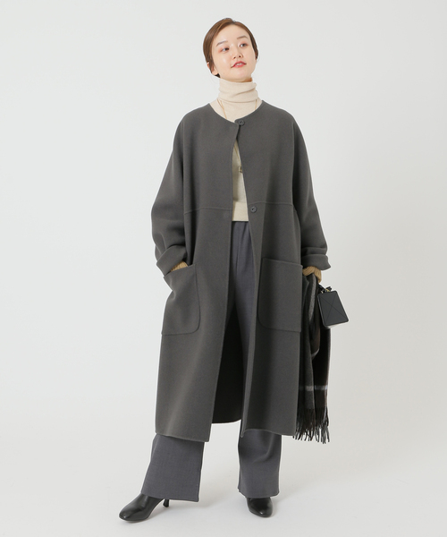 IENA（イエナ）の「ノンミュールジングウール リバーコート（その他