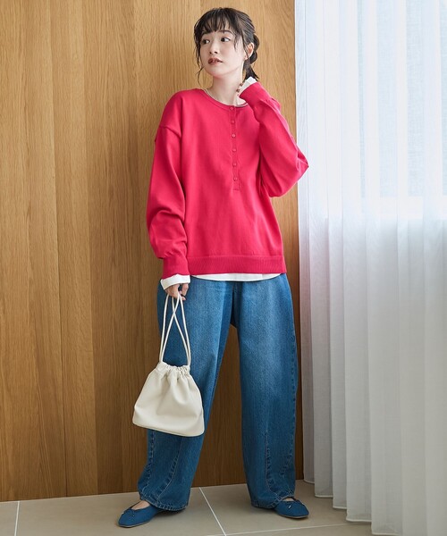 セットアイテム】2wayヘンリーネックニットセット（ニット/セーター