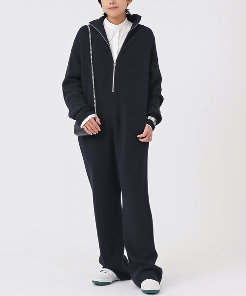 AP STUDIO（エーピーストゥディオ）の「ハーフジップニットジャンプ