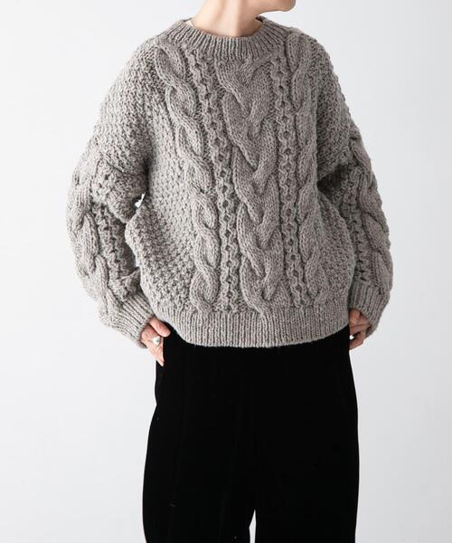 かぐれ（カグレ）の「ペルーアランクルーネックニット（ニット