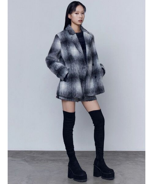 セール】スクエアフィットロングブーツ（ブーツ）｜EMODA（エモダ）の