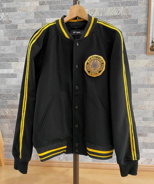DIESEL（ディーゼル）の「ファブリックウール ボンバージャケット J