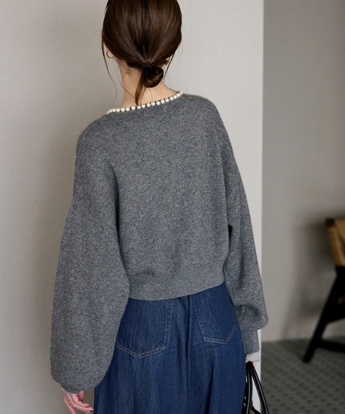 セール】パールカーディガン（カーディガン/ボレロ）｜SLOBE IENA