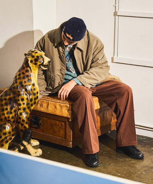 セール】中綿パッチステンカラーコート（ステンカラーコート）｜niko