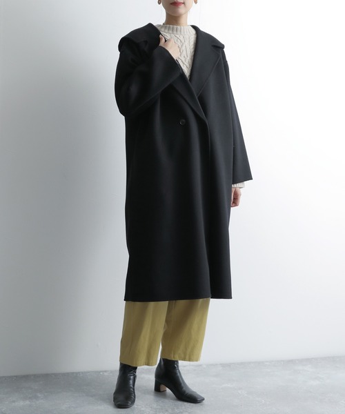 Liyoca（リヨカ）の「【Liyoca】ダブルフェイスハンドフーディーコート