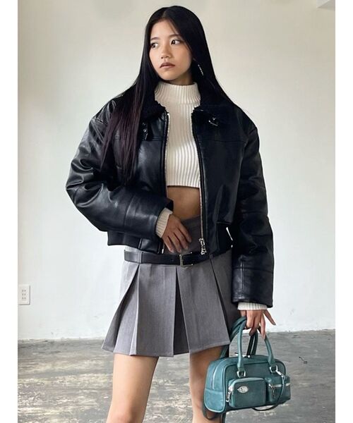 EMODA（エモダ）の「ショートボアブルゾン（ブルゾン）」 - WEAR