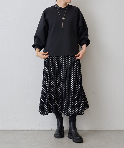 BEARDSLEY（ビアズリー）の「《3サイズ展開》ドットギャザーワンピース